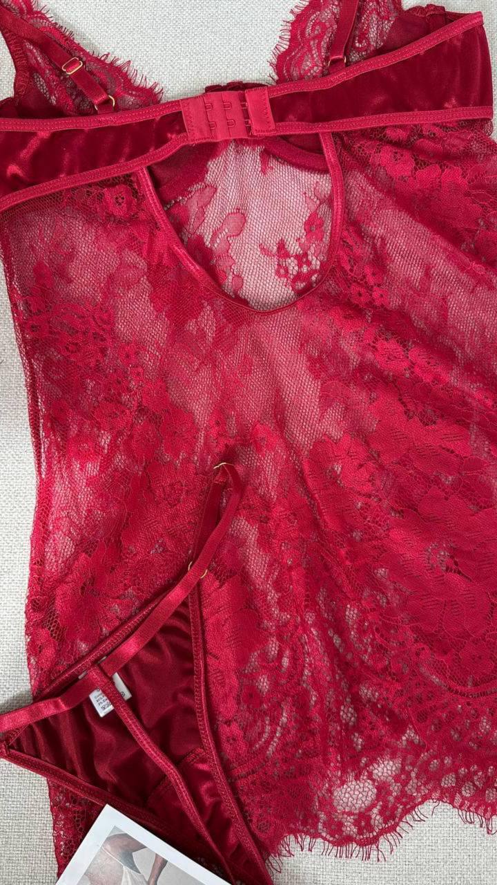 RED DESIRE BABYDOLL