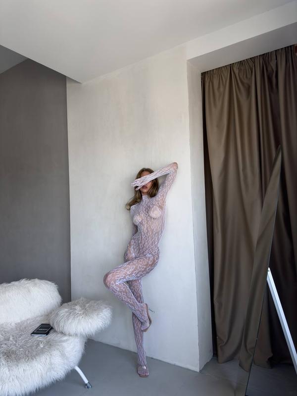 Femme Allure Body - Prozirni čipkasti bodysuit