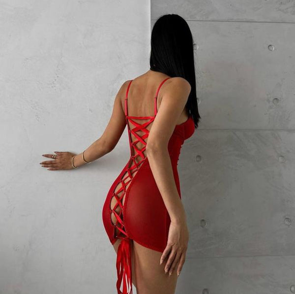 Crvena Zavodljiva Haljina