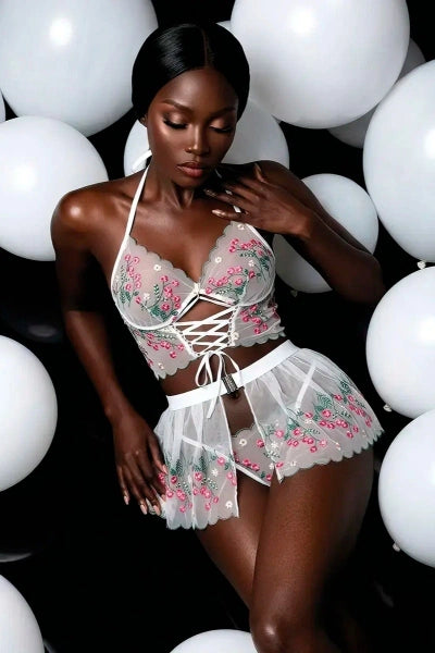 Floral Bloom Prozirni Set